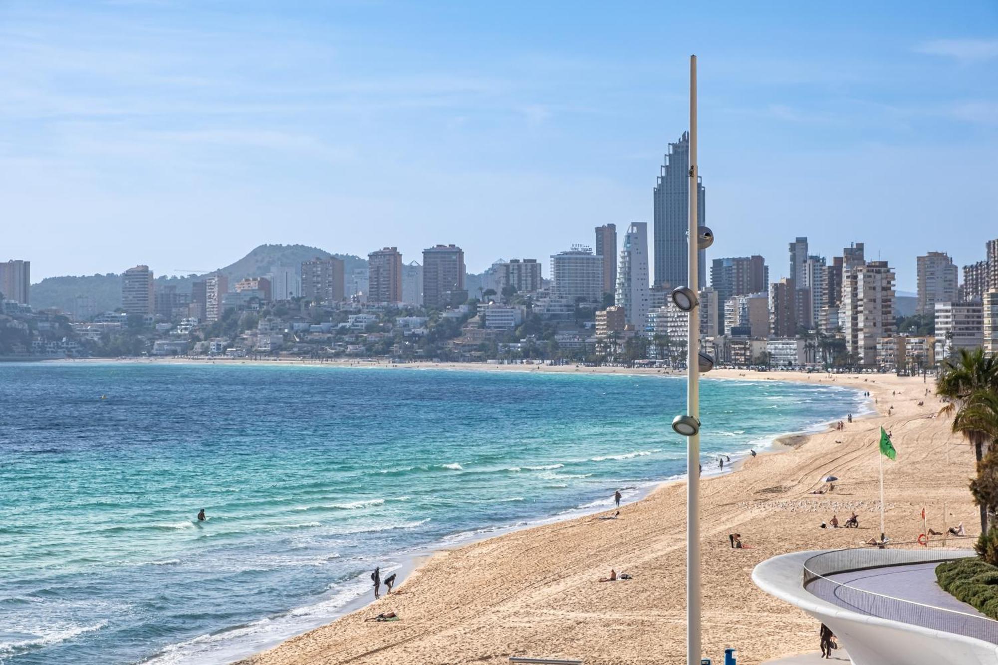 Benibeach 3-2-B Apartment Poniente Beach Benidorm Exteriör bild